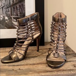 EUC Jean Michel Cazabat skull heels